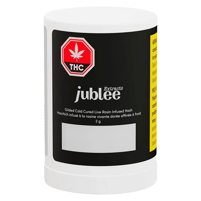 Jublee Extracts 2 g Gilded Cold Cured Live Rosin Infused Hash Concentrates