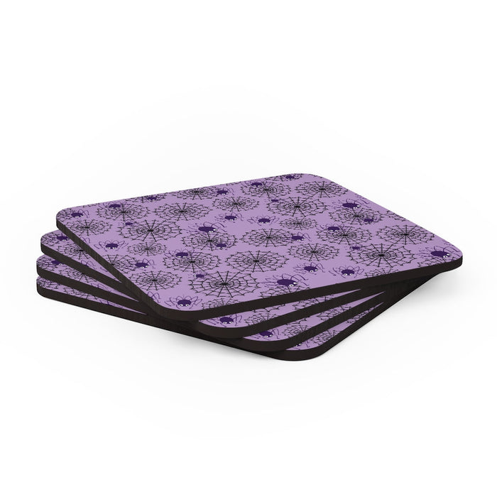 Halloween Coaster Set, Spider Coaster Set, Fall Coasters, Halloween Gift Home Decor