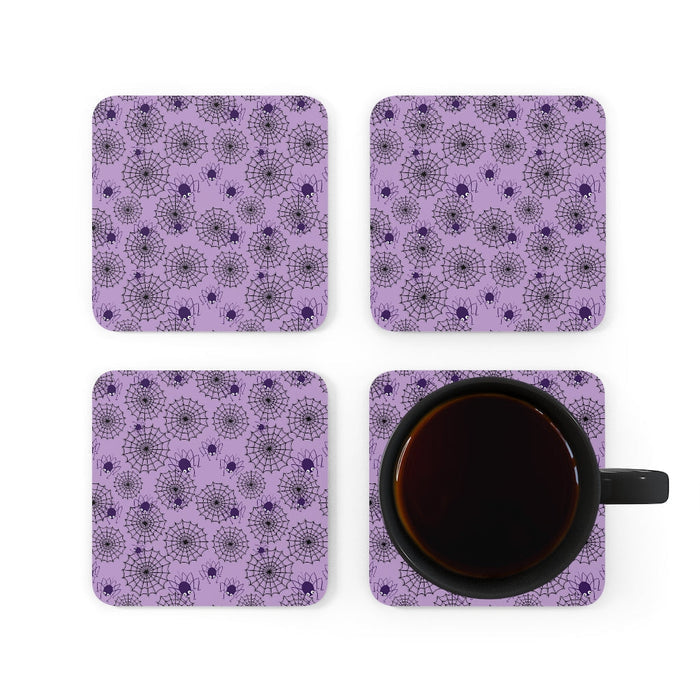 Halloween Coaster Set, Spider Coaster Set, Fall Coasters, Halloween Gift Home Decor