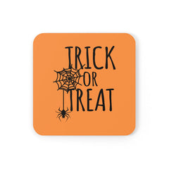 Halloween Coaster Set, Trick or Treat Coasters, Fall Coaster Set Home Decor