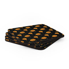 Halloween Corkwood Coaster Set Home Decor
