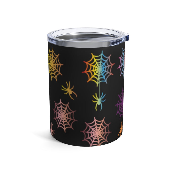 Halloween Rainbow Spider Tumbler 10oz Mug