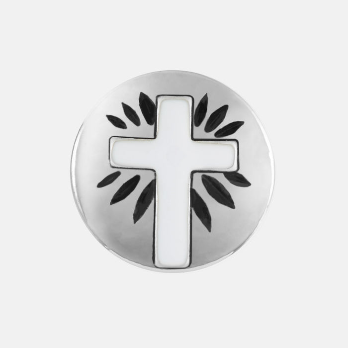 Have Faith Cross - White