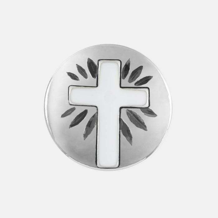 Have Faith Cross - White