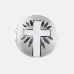 Have Faith Cross - White