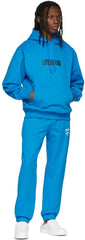 Helmut Lang Cross Hoodie - Cerulean