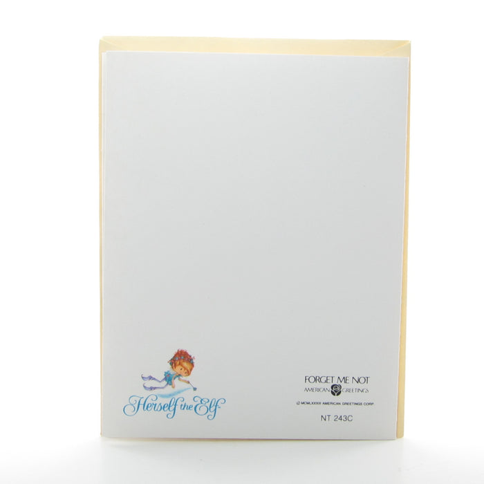 Herself the Elf thank you card with envelope
