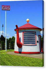 Historic Teapot Dome Service Station - Canvas Print - Fry1Productions
