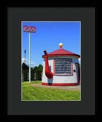 Historic Teapot Dome Service Station - Framed Print - Fry1Productions