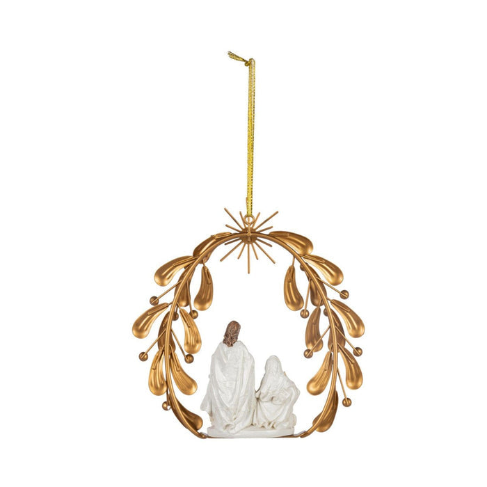 Holy Night Resin Nativity Scene Ornament