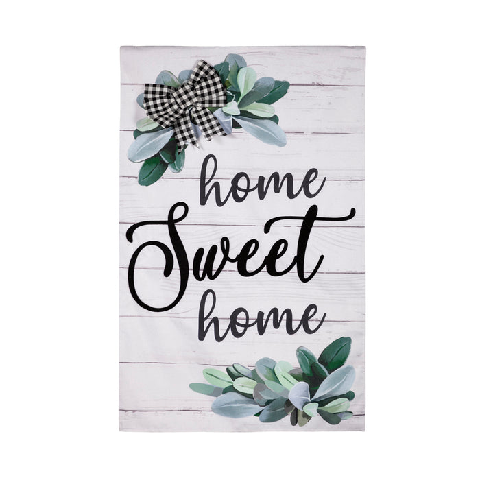 Home Sweet Home Eucalyptus House Flag