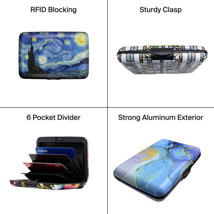 Hummingbird Red Armored Wallet - RFID blocking