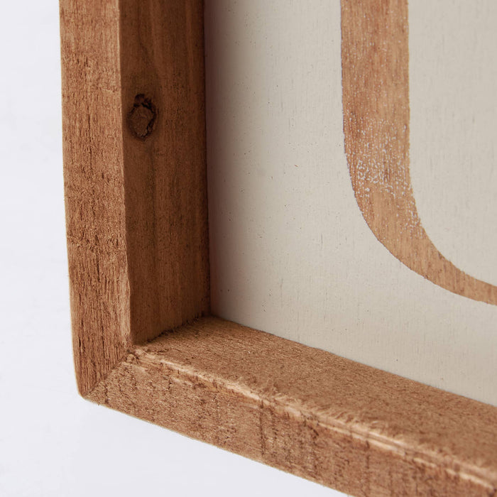 I Love Us Natural Inset Box Sign