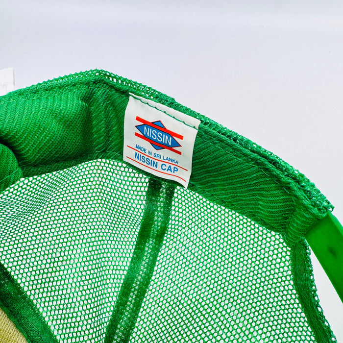 John Deere Nothing Runs Like a Deere Trucker Hat Green Mesh