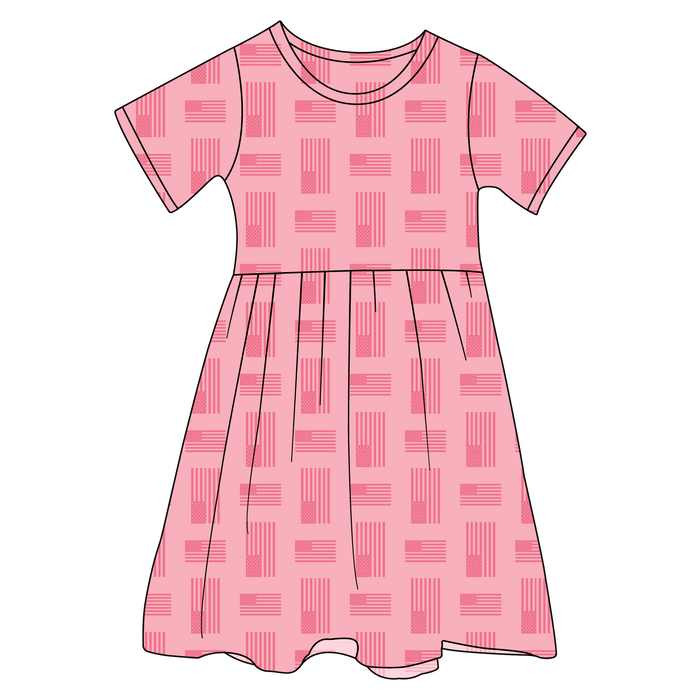Kenzie Bamboo Ruffle Spin Dress (Pre-Order)