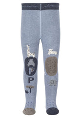 Krabbelstrumpfhose Happy Gr. 74 blau | Sterntaler