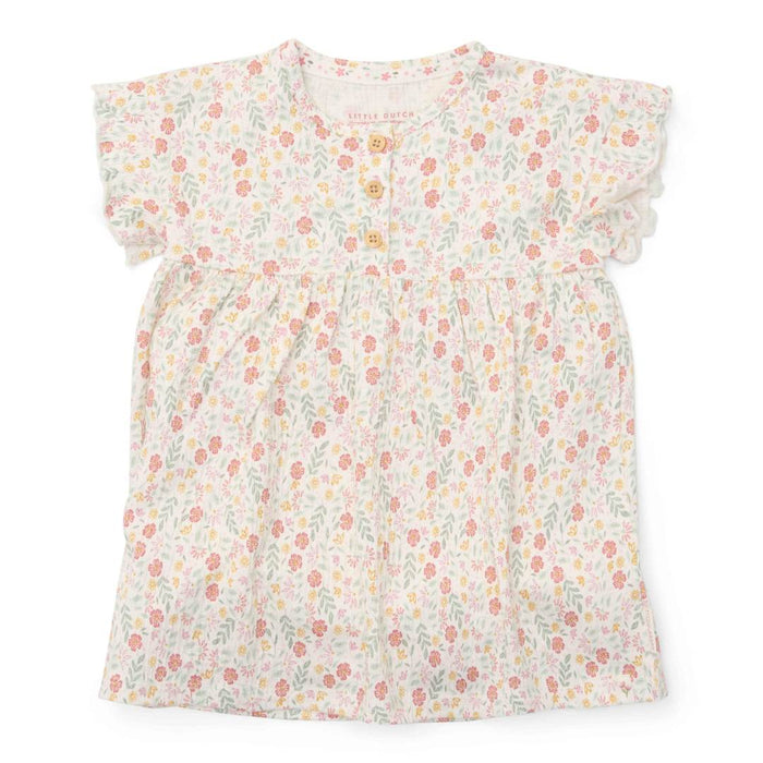 Produktansicht 2: Kurzarm Kleid in Creme für Babys und Kinder