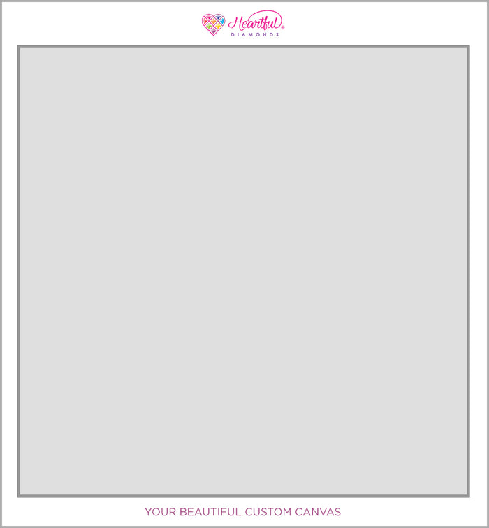 Large Diamond Paintings - Order Personalized XL DIY Kits | Heartful Diamonds