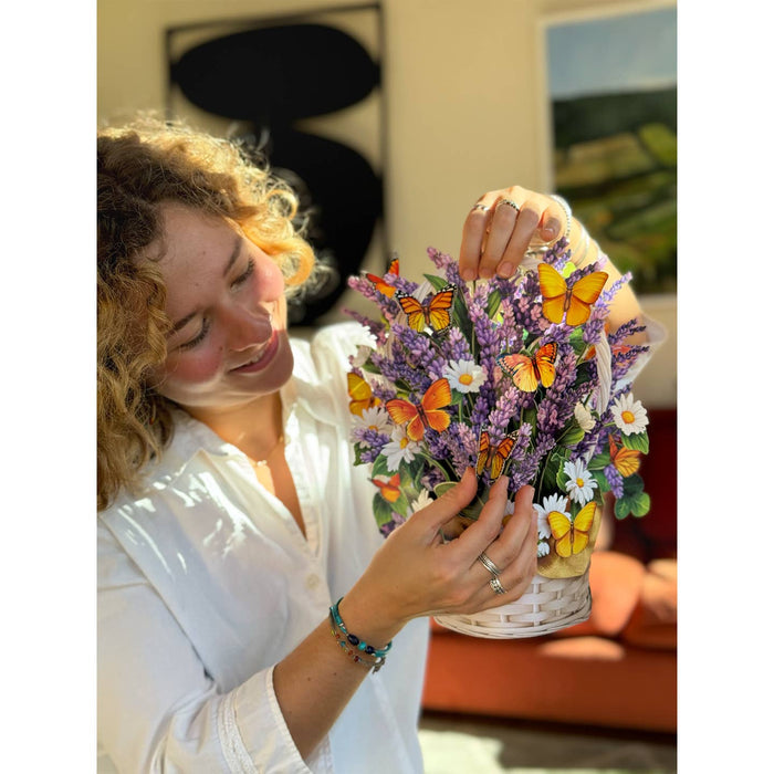 Lavender & Butterflies - Pop Up Flower Bouquet