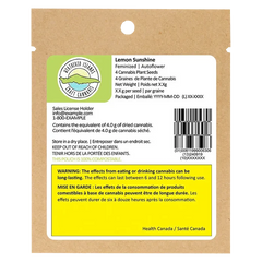 Weathered Islands 4 pack Lemon Sunshine Autoflower Feminized Seeds Cannabis