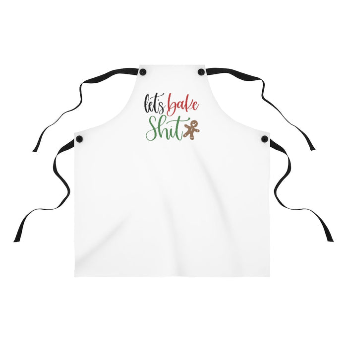 Lets Bake Shit Apron, Christmas Cookie Apron, Cookie Crew, Christmas Cookie, Christmas Baker Accessories