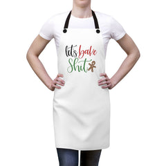 Lets Bake Shit Apron, Christmas Cookie Apron, Cookie Crew, Christmas Cookie, Christmas Baker Accessories
