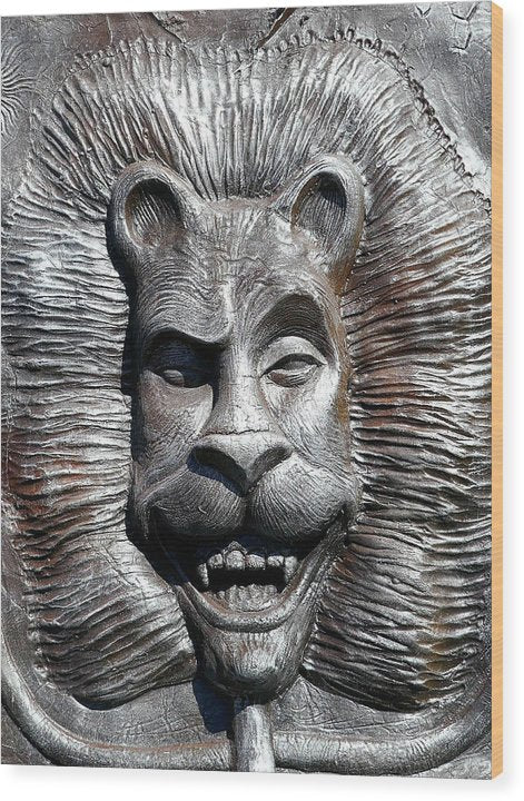 Lion's Friends Forever - Wood Print - Fry1Productions