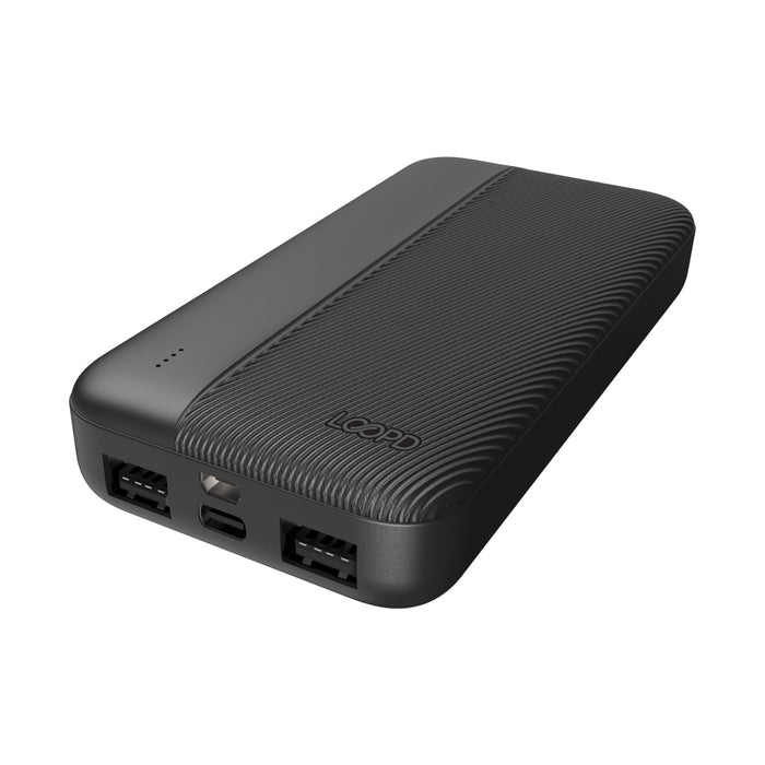 LOOP'D 4LED Indicator Powerbank - 20000mAh - 200004LD-B