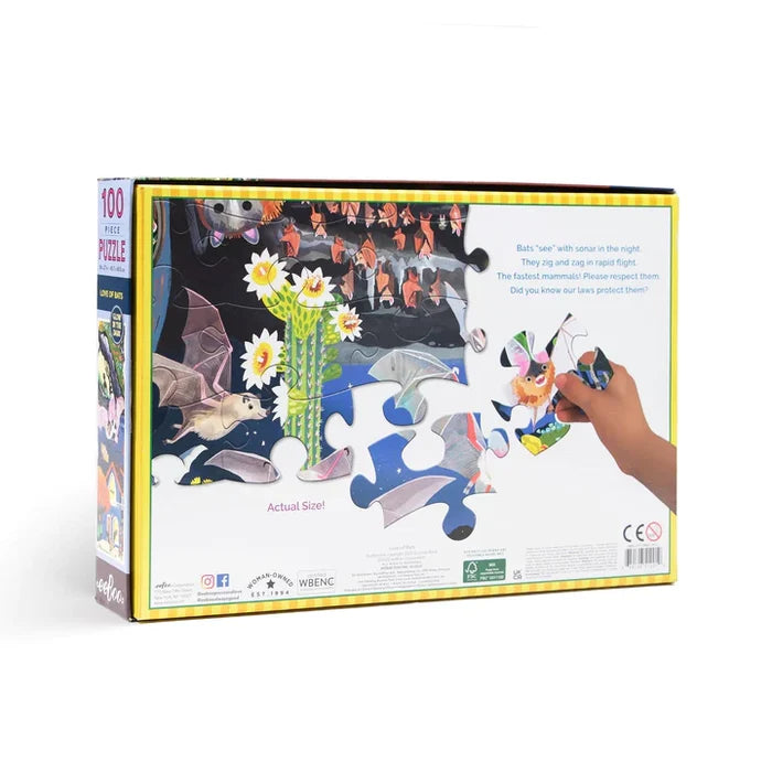 Love of Bats Glow-in-the-Dark Puzzle | 100 Pieces