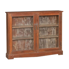 Lowboy Cabinet with Glass-Style A: Available at City Home PDX