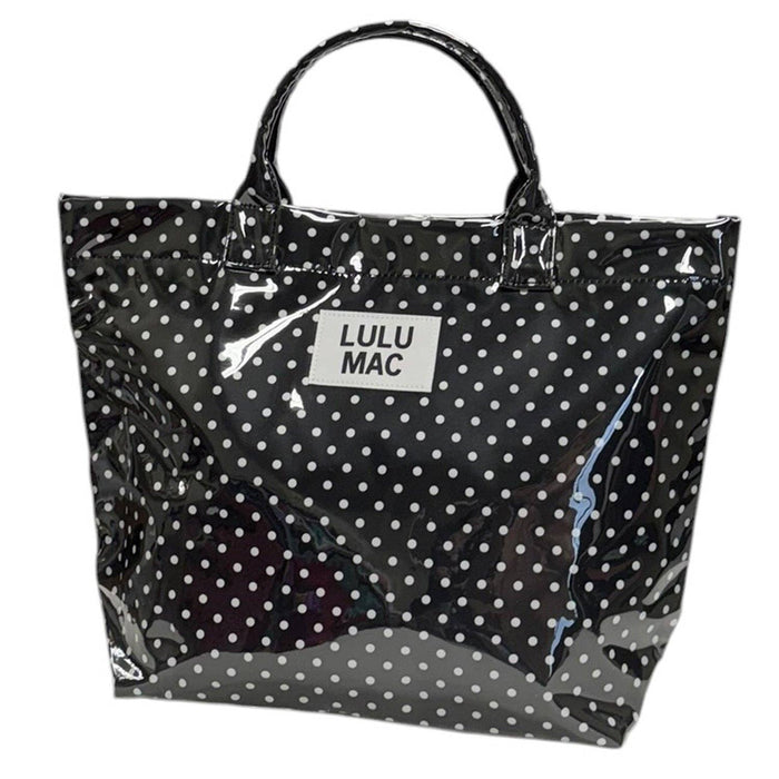 LuLu Mac Black/White Dot Tote - 260 Broadway Boutique