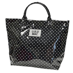 LuLu Mac Black/White Dot Tote - 260 Broadway Boutique