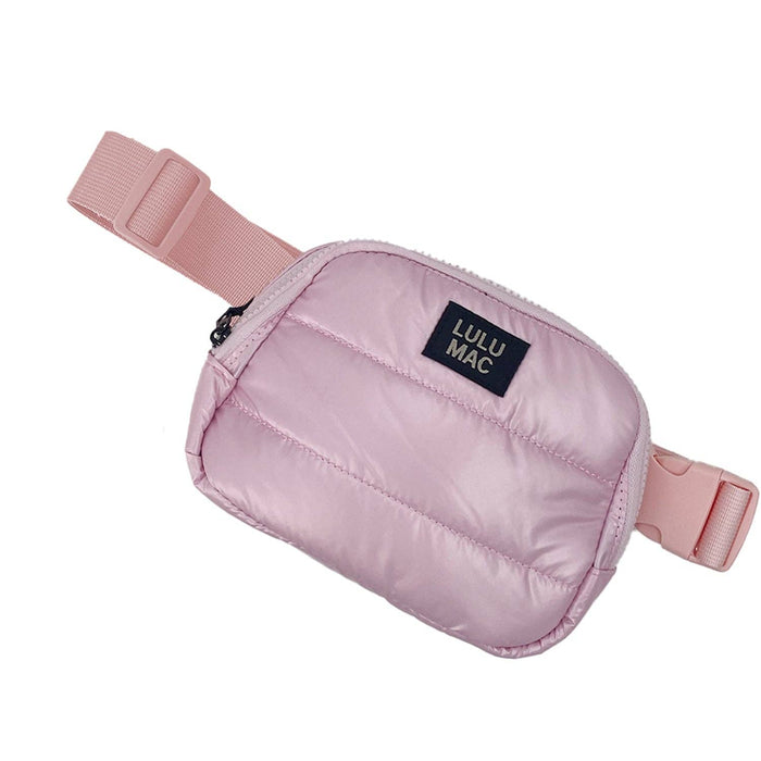 LuLu Mac Metallic Belt Bag- Rose Gold - 260 Broadway Boutique
