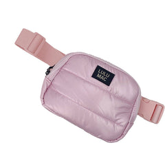 LuLu Mac Metallic Belt Bag- Rose Gold - 260 Broadway Boutique