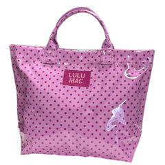 LuLu Mac Tote Pink/Hot Pink Dot - 260 Broadway Boutique