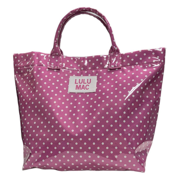 LuLu Mac Tote Pink/White Dot - 260 Broadway Boutique