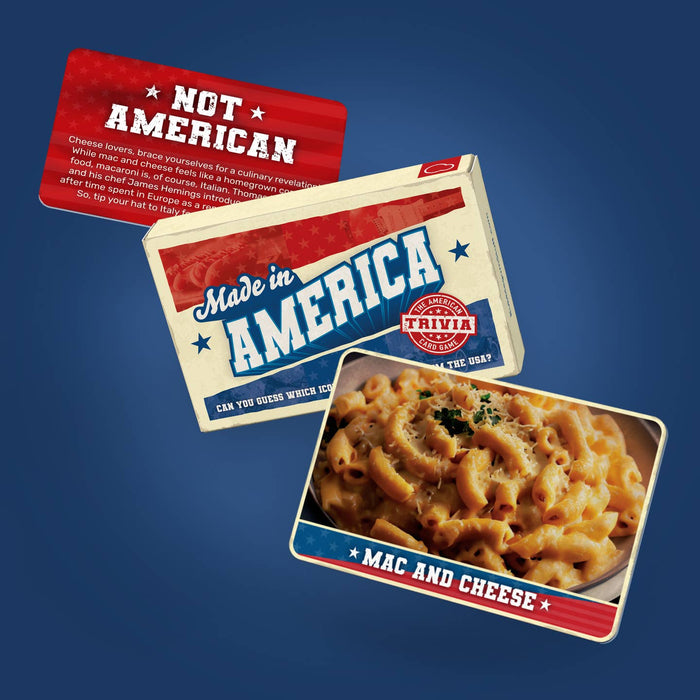 Made in America Card Game  | True or False Trivia Game For Families