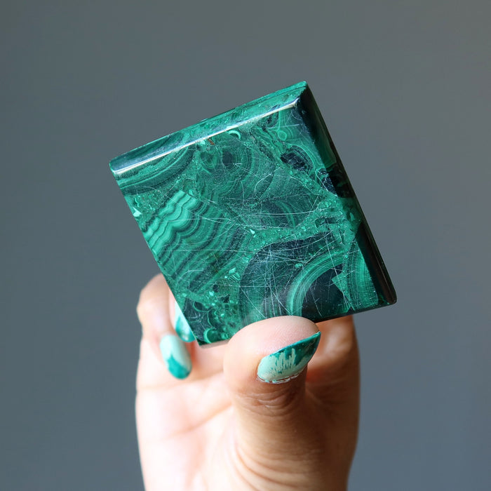 bottom of malachite pyramid