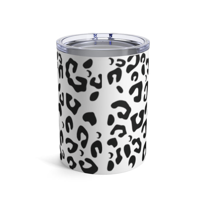 Mama Black and White Leopard Tumbler 10oz Mug