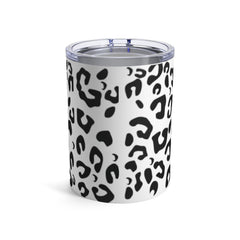 Mama Black and White Leopard Tumbler 10oz Mug