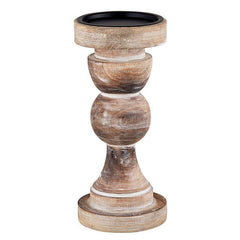 Mango Wood Candlestand- Medium