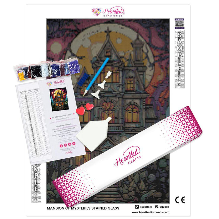 Mansion of Mysteries Diamond Painting Kit-40x50cm (16x20 in)-Heartful Diamonds