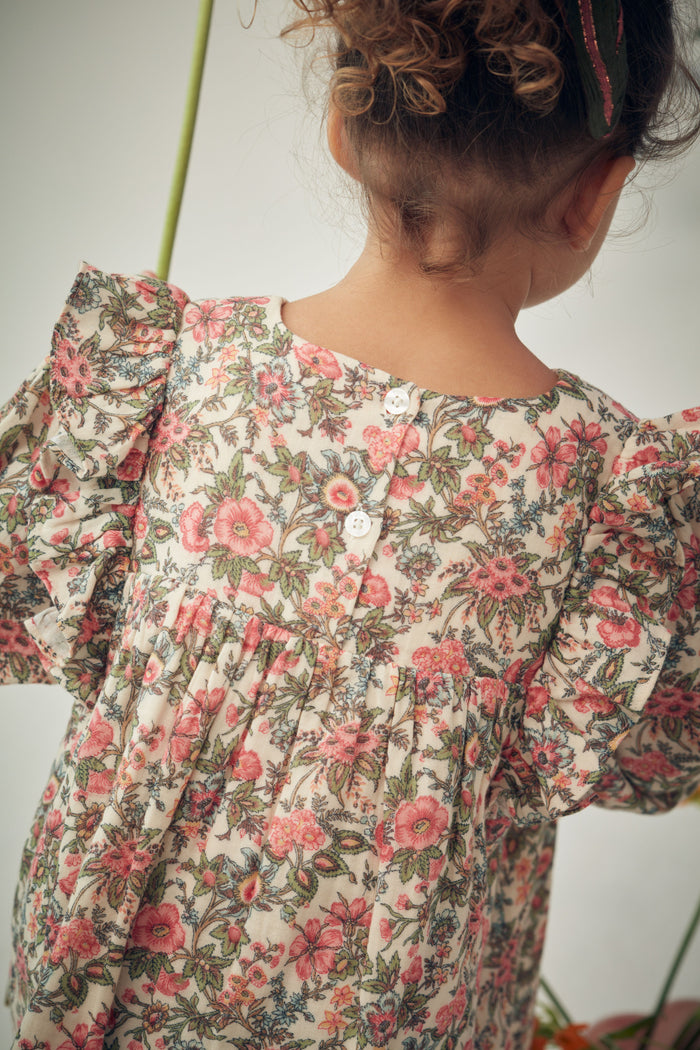 Marlotta Dress in Ivory Enchanted Fields