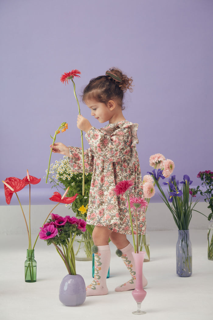 Marlotta Dress in Ivory Enchanted Fields