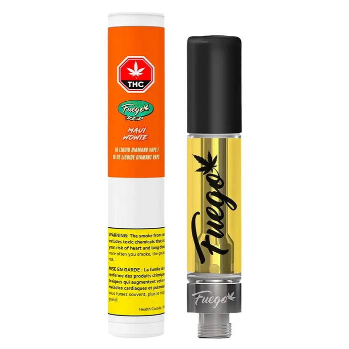 Fuego Red 1 g Maui Wowie Liquid Diamond Vape Cartridge Vapes