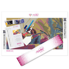 Melodic Love Diamond Painting Kit-50x30cm (20x12 in)-Heartful Diamonds