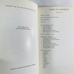 Meta Given's Modern Encyclopedia of Cooking Volume One A New Revised Edition 1969 Vintage Book