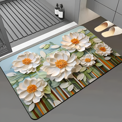MH06740  Flower Non-Slip Mat