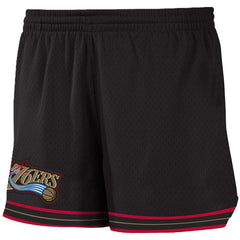 Mitchell & Ness Women's Philadelphia 76ers Jump Shot Shorts Black (WORN)
