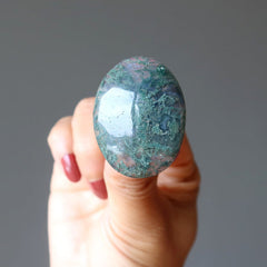 moss agate ring